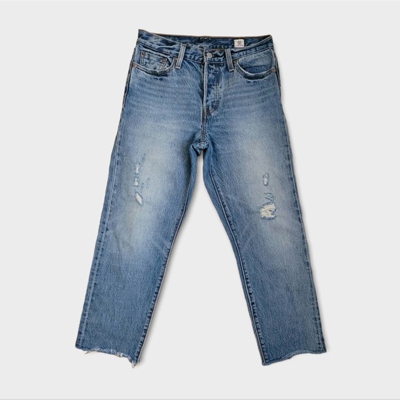 Levi’s White Oak Cone Denim Straight Leg Size 26 - Picture 1 of 10